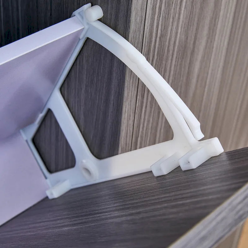 Meuble à chaussures en rotin et noyer avec porte basculante, style moderne et minimaliste, pour entrée