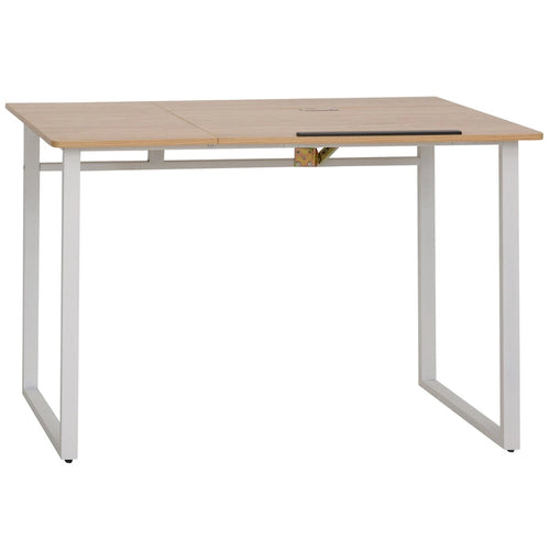 Table à dessin réglable en hauteur avec plateau inclinable Chêne Blanc