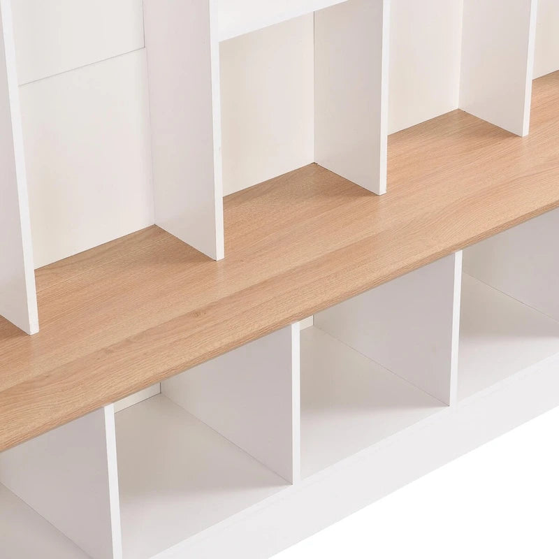 Meuble d'entrée avec banc de rangement, patères et casiers à chaussures