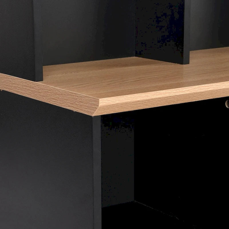 Meuble d'entrée avec banc de rangement, patères et casiers à chaussures